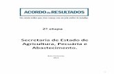 Agricultura, Pecuária e Abastecimento.€¦ · Agricultura, Pecuária e Abastecimento, pactuada na 1ª etapa deste Acordo de Resultados e expressa no Plano Mineiro de Desenvolvimento