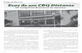 Artigo de Opinião Ecos de um CBQ Distante · modo especial, com um stand contendo as coberturas jornalísticas dos CBQs de 1943 e 1960, feitas pelo fundador e editor da Revista,