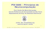 PSI 5886 – Princípios de Neurocomputação · 2008-03-19 · 7 PSI-5886 – Prof. Emilio Del Moral – Princípios de Neurocomputação – 2007 EPUSP Redes Neurais Artificiais