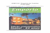 JORNAL: Empório de Notícias 31/03/2009 publico/Sumarios... · 2009-04-22 · 31/03/2009 EDIÇÃO comemorativa – Inatel – 44 anos. Empório de Notícias, Santa Rita do Sapucaí,