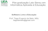 Pós-graduação Lato Sensu em Informática Aplicada à ...€¦ · KDEedu é um projeto educacional baseado nas tecnologias desenvolvidas pelo projeto KDE. O foco principal do projeto