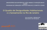 O Quadro de Desigualdades Habitacionais e o Saneamento no ...bentorubiao.org.br/habitacao/wp-content/uploads/2011/11/11... · determina a Lei Nacional 11.445/2007 • A Lei determina