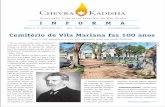 Cemitério de Vila Mariana faz 100 anoschevrakadisha.org.br/wp-content/uploads/2019/03/Chevra-75-mar.19.… · fugiam do antissemitismo que assolava a Europa. Na juventude, Anna foi