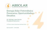 Energia Solar Fotovoltaica: Panorama, Oportunidades e Desafios - … · 2018-09-19 · REN 482/2012. • Todas as 27 Unidades Federativas já aderiram. • 26 Unidades Federativas