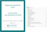 Currículum Vitae para Latinoamérica y el Caribe · MANUAL DEL APLICATIVO CvLAC Currículum Vitae para Latinoamérica y el Caribe Departamento Administrativo de Ciencia, Tecnología