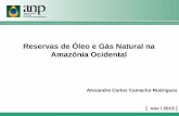 Reservas de Óleo e Gás Natural na Amazônia Ocidental · 2014-03-24 · 2013 Jun 11,31 11,31 o,oo 10,87 0,44 11,64 11,64 o,oo 11,14 anp do Petró/«», Gás Natural e Biocombustiveis