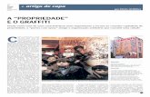 A PROPRIEDADE” E O GRAFFITI - WordPress.com · 2013-01-22 · 8 Pensar A GAZETA VITÓRIA, SÁBADO, 24 DE NOVEMBRO DE 2012 + artigo de capa por JOANA QUIROGA A “PROPRIEDADE”