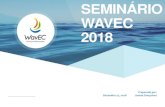 SEMINÁRIO WAVEC 2018...| 3 SEMINÁRIO WAVEC 2018 Neste Seminário foram apresentados projetos líderes da indústria de energias renováveis offshore e aquacultura e pretendemos perceber