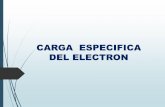 CARGA ESPECIFICA DEL ELECTRON€¦ · Carga específica del electrón - e/m. ... En el experimento, los electrones son acelerados en un tubo de rayo electrónico filiforme por el