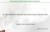 Bruno César Grossi de Souza · 2018-11-20 · –COFF - Consultoria de Orçamento e Fiscalização Financeira ESTRUTURA NO PODER LEGISLATIVO. Planejamento e Gestão Orçamentária