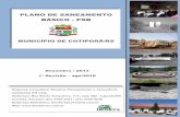 PLANO DE SANEAMENTO BÁSICO - PSB · as informações fornecidas pelo Comitê Municipal de Coordenação do Plano Municipal de Saneamento Básico e pelas empresas concessionárias