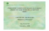 GT Madeira e Florestas [Modo de Compatibilidade]20compet… · FÓRUM DE COMPETITIVIDADE DA CADEIA PRODUTIVA DE MADEIRA E MÓVEIS ... 2004 193,62 282,82 148,29 624,72 2005 203,30