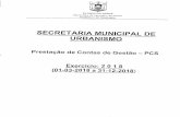 SECRETARIA MUNICIPAL DE URBANISMO - …...Prefeitura do Município Oficio n /2019 Limoeiro do Norte (CE), 05 de Fevereiro de 2019. PRESTAÇÃO DE CONTAS DE GESTÃO (PCS) Município