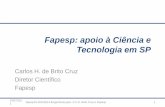 Fapesp: apoio à Ciência e Tecnologia em SP · 2018-09-07 · FAPESP: international agreements for joint research funding •Agreements with foreign funding agencies, universities