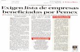 atio.mxatio.mx/newsfiles/Exigen-lista-de-empresas-beneficiadas...En el caso de Salamanca, la pro- ducción de petrolíferos cayó de 173.8 miles de barriles por día en 2014 a 20.2