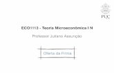 ECO 1113 ECO1113 - Teoria Microeconômica I N TEORIA ... · CENTRO DE CIÊNCIAS SOCIAIS DEPARTAMENTO DE ECONOMIA 2014.1 ECO 1113 TEORIA MICROECONÔMICA I N PROFESSOR: JULIANO ASSUNÇÃO
