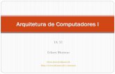 Arquitetura de Computadores I - Escola Politécnicaemoreno/undergraduate/EC/arqi/... · 2018-08-23 · Histórico da arquitetura IA 32 •1993 –Intel Pentium (80586) •Barramento