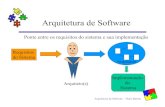 Arquitetura de Softwarethais/MES20061/aula2.pdf · Arquitetura de Software – Thaís Batista Motivação para AS • Programming-in-the-large X Programming-in- the-small (Frank DeRemer