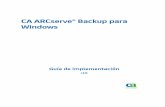 CA ARCserve® Backup para Windows · Estados Unidos está sujeta a las restricciones establecidas en las secciones 12.212, 52.227-14 y 52.227-19(c)(1) - (2) de FAR y en la sección