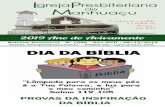 PROVAS DA INSPIRAÇÃO DA BÍBLIA - ipmanhuacu.com.br 1086 Ano XVII.pdf · Organizada em 07 de Junho de 1905 - Primeira Igreja Evangélica Em Solo Manhuaçuense Boletim Dominical