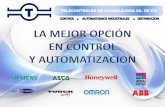 TELECONTROLES DE GUADALAJARA SA. DE CV.telecontroles.com.mx/catalogo/telecontroles/presentacion.pdf · Telecontroles de Guadalajara es reconocido en la región como el mejor distribuidor