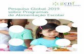 Pesquisa Global 2019 sobre Programas de Alimentaأ§أ£o Escolar D1 Quais eram os objetivos principais