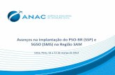 Avanços na implantação do PSO-BR (SSP) e SGSO (SMS) na ......Programa Brasileiro de Segurança Operacional– PSO - BR (SSP) a. Implementação do Sistema de Gerenciamento da Segurança