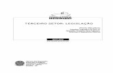 TERCEIRO SETOR: LEGISLAÇÃO · Brasil - organizações do terceiro setor por categoria jurídica e finalidade – 1991 Por categoria jurídica Distribuição percentual Fundações