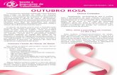 OUTUBRO ROSA - IFRJ · Informativo 25 Outubro - 2018 Saúde e Segurança do Trabalhador O movimento mundial conhecido como Outubro Rosa surgiu na década de 1990, nos Estados Unidos,