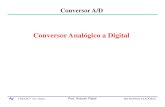 Conversor A/D · Conversor A/D ADRMD:Modo de Formato para el resultado del ADC 0: Formato del ADC de 12 bits 1: Formato del ADC de 10 bits ADCON0 UNEXPO – Pto. Ordaz. Prof. Antonio