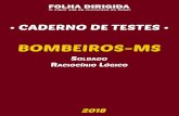 BOMBEIROS-MS · Simulado de Caderno de Testes para o concurso Bombeiros-MS Cargo: Soldado Raciocínio Lógico 06. Três dados comuns e honestos serão lançados. A probabilidade de
