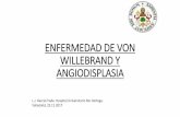 Angiodisplasia en la enfermedad de von Willebrand · 2018-12-28 · Vonvendi (factor de von Willebrand recombinante, rVWF) para el tratamiento a demanda y el control de los episodios