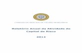 Relatório Anual da Atividade de Capital de Risco - 2012 2010 · 2014-03-08 · investimentos do capital de risco tem privilegiado investimentos em setores menos propensos à geração