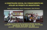 A CONSTRUÇÃO SOCIAL DO CONHECIMENTO NO ATELIER DE …prolugar.fau.ufrj.br/wp-content/uploads/2019/10/2003... · 2019-10-22 · A Construção Social do Conhecimento no Atelier de