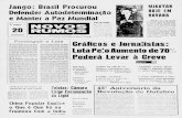 Gráficos e Jornalistas: Luta Pelo Aumento de70 Poderá ... · •t. *'OVOS RUMOS Kio de Joneifo, .«mono d» 3 e 9 de novembio de 1962 — U THANT REGRESSA A ONU: CONCLUÍDAS SUAS
