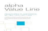 alpha Value Line - WITTENSTEIN · e do tipo de onda simulada - água profunda e rasa, condições de mar, corrente e tempestade ou bocas de rios – é utilizado um acionamento por