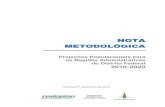 NOTA METODOLÓGICA · 2019-03-27 · NOTA METODOLÓGICA Projeções Populacionais para as Regiões Administrativas do Distrito Federal 2010-2020 Brasília-DF, dezembro de 2018
