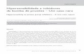 Hipersensibilidade a inibidores da bomba de protões – Um caso … · 2016-05-31 · terapêutica e/ou prevenção de gastropatia induzida por AINEs ou corticosteroides e erradicação