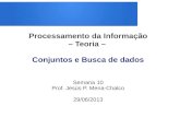 Processamento da Informação – Teoria – Conjuntos e ...professor.ufabc.edu.br/~jesus.mena/courses/pi-1q-2013/slides-aulas… · Processamento da Informação – Teoria – Conjuntos