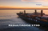 RESULTADOS 1T20 - Finance News · 7 1T20 Navegação Costeira Volumes Contêineres (1) (Mil TEUs) (1) Total de Contêineres transportados nos serviços: Serviço Amazonas (SAM), que