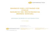BANCO DEL ESTADO DE CHILE MARCO DE REFERENCIA BONO SOCIAL€¦ · Marco de Referencia Bono Social de BancoEstado y debe leerse en conjunto con dicho marco de referencia. 1 Los Principios
