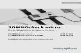SOMNOcheck micro - Löwenstein Medical Technology€¦ · CAHI Índice de apneia/hipopneia central: quantidade de apneias e hipopneias centrais por hora dentro do tempo de avaliação