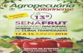 ISSN 0103-0779 · 2018-06-14 · ISSN 0103-0779 Agropecuária Catarinense, Vol. 31, Suplemento, mai./ago. 2018 13º Seminário Nacional sobre Fruticultura de Clima Temperado São