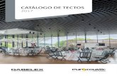 CATÁLOGO DE TECTOS - Gabelex – Indústria de Tectos ...tes acústicos, segundo os seus valores α ... DOP-2017.03 (Painéis em aço) DOP-2017.04 (Painéis em alumínio) Cinzento