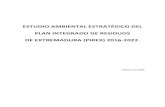 ESTUDIO AMBIENTAL ESTRATÉGICO DEL PLAN INTEGRADO DE ...extremambiente.juntaex.es/files/2016/RESIDUOS... · Estudio Ambiental Estratégico del Plan Integrado de Residuos de Extremadura