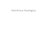 Eletrônica Analógicadrb-m.org/3mve/EletronicaAnalogica/1Aula01_EA.pdf(diodos, transistores e circuitos integrados); •Planejar e executar corretamente o projeto de circuitos amplificadores