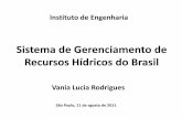 Sistema de Gerenciamento de Recursos Hídricos do Brasil€¦ · Diretrizes da Gestão Ambiental Executada por ações de controle pelo: IBAMA e Órgãos Ambientais Instrumentos: