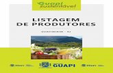 LISTAGEM DE PRODUTORES - Guapimirimguapimirim.rj.gov.br/arquivos/Lista_de_Produtores... · 2019-04-25 · 3 LISTA DE PRODUTORES - GUAPIMIRIM Telefone: Pr Produtor: Alcimar Macedo