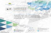 Documento de partida - Areas métropolitanas: un rol fundamental …observatoire.cmm.qc.ca/fileadmin/user_upload/documents/2015073… · Hábitat III En octubre de 2016, se celebrará