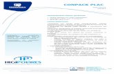FT PT CONPACK PLAC - · PDF file CONPACK PLAC Ficha Técnica 04/2017 MODO DE UTILIZAÇÃO: Preparar uma solução de CONPACK PLAC numa garrafa pulverizadora de 1L, mediante equipamento